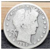 1899 Barber Half Dollar