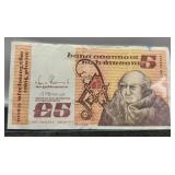 Ireland 5 Pound Banknote AU