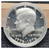 1976-S Proof K. Bicentennial Half Dollar w/