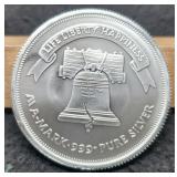 1 Troy Oz. Silver Round By A-Mark