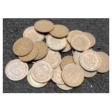 (30) Indian Head Cents Back To 1881