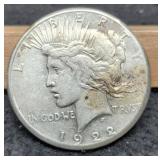 1922-S Peace Dollar VF