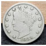 1883 No Cents V Nickel F