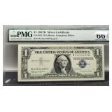 1957 B Slab $1 Silver Certificate Note