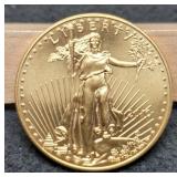 2010 1 Oz. Gold $50 Gold Eagle BU