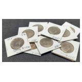 (10) Different K. Half Dollars 1971-1978-D