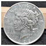 1926-D Peace Dollar AU