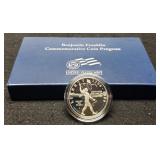 2006 Proof Silver Dollar "Ben Franklin" w/