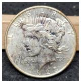 1923-D Peace Dollar VF