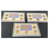 (3) State Quarter 5 Coin Sets Unc.