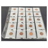 (20) Unc. Red L. Cents 1978-2013