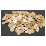(4) Hundred S. Mint Wheat Cents1940-1955