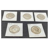 (5) 1964 K. Half Dollars