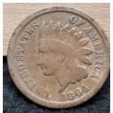 1864 Indian Head Cent Bronze