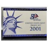 2001 10 Coin Proof Set