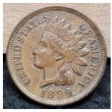 1899 Indian Head Cent XF