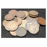 (23) Indian Head Cents Back To 1881