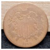 1866 Two Cent