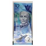 2024 Barbados $2 Banknote AU