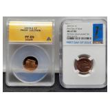 (2) Slab L. Cents: