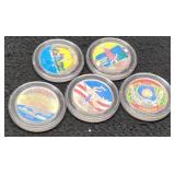 Set Of 1999 Colorized State Quarters