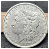 1887 Morgan Dollar XF