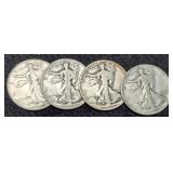 (4) W. Liberty Half Dollars 2- 1935, 36-P&D