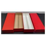 (2) 2x2 Coin Boxes, Each Box Double Row & Holes