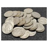 (30) Full Date Buffalo Nickels