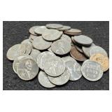 (50) 1943 Steel War Cents