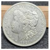 1921-D Morgan Dollar AU