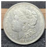 1921-D Morgan Dollar AU