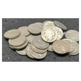 (30) Full Date Buffalo Nickels