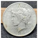 1922-D Peace Dollar VF
