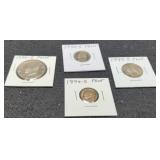 Lot w/ 4 1994-S Proof Coins: