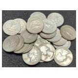 (25) Silver W. Quarters