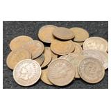 (26) Indian Head Cents Back To 1880