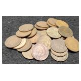 (30) Indian Head Cents Back To 1882