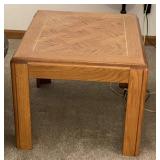 Modern Oak Lamp Table
