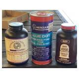 3 - Partial Cans of Powder