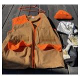 Hunting Vest, Hats and Gloves