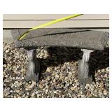 3 pc Concrete Bench