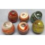 6 Nice Handmade Jabo Marbles