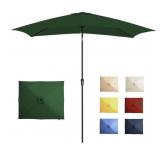 6.5x10FT Rectangular Patio Umbrella with Push