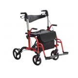 VEVOR 2 in 1 Rollator Walker & Transport Chair