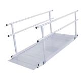 Aluminum Wheelchair & Scooter Ramp with Handrails