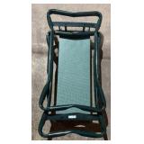 Garden Kneeler Seat Bench - Folding, Green