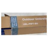 9 foot Blue Outdoor Umbrella