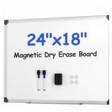 Magnetic White Board Kit for Wall 24' x 18