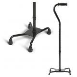 Medline Aluminum Quad Cane with Large Base